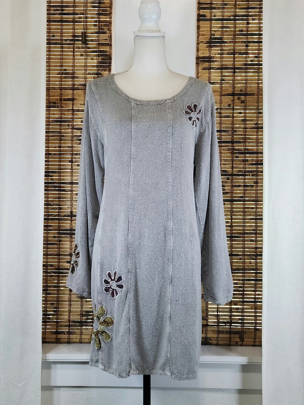 ✨ Vintage Sacred Threads Embroidered Knit Tunic Dress ✨
